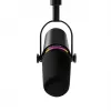 Shure MV7+-K - Paskaitų/vokalo mikrofonas su XLR/USB-C jungtimi, juodas