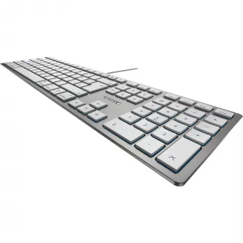 CHERRY KC 6000 plonas FOR MAC klaviatūra Office USB QWERTZ German Sidabrinė