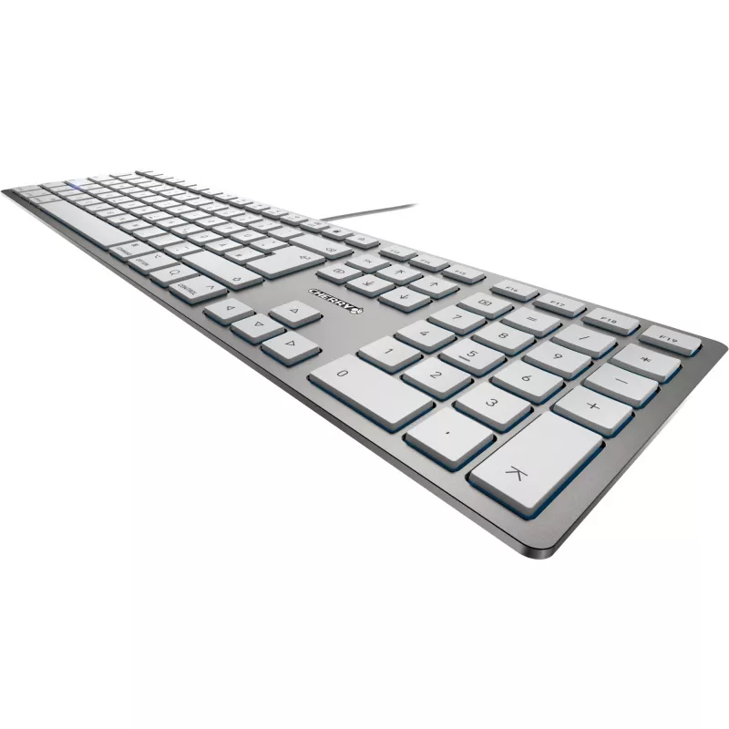 CHERRY KC 6000 plonas FOR MAC klaviatūra Office USB QWERTZ German Sidabrinė