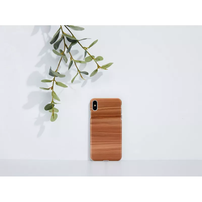 man and wood išmaniojo telefono dėklas, skirtas „iPhone XS Max“ — Cappuccino White