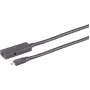 USB kabelis S/CONN 13-49055 USB 3.2 Gen 2 5 m USB C juodas