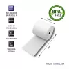 Qoltec 51892 Terminis ritinėlis 80 x 80 | 55g/m² | 10 vnt. | be BPA
