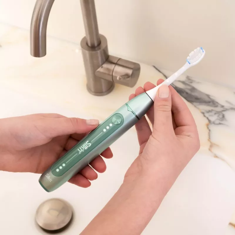 Soninis dantų šepetėlis Silk'n SonicYou Green Mint