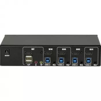 KVM jungiklis Inter-Tech IPC AS-41HUS 4 prievadų USB