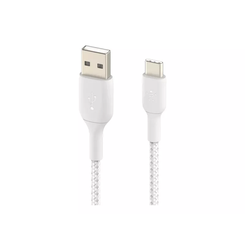 USB laidas Belkin CAB002BT1MWH 1 m USB A į USB C baltas