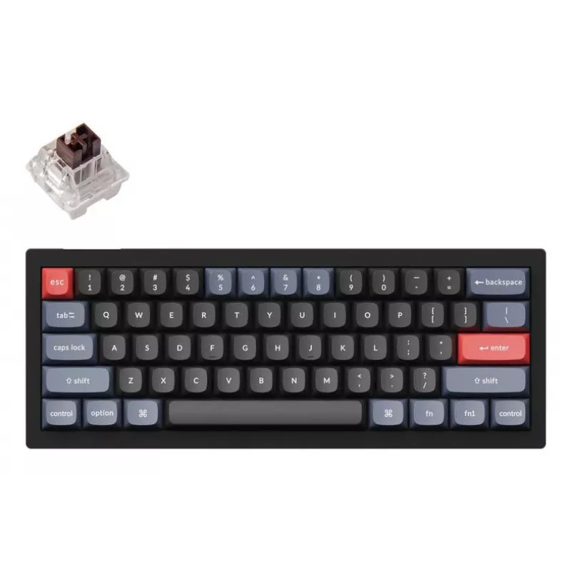 Klaviatūra Wrl V4 RGB/CARBON Juoda V4-B3 Keychron