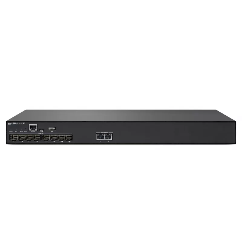 LANCOM XS-5110F Valdomas L2/L3 10G Ethernet (100/1000/10000) 1U Juoda