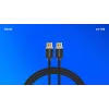 DisplayPort laidas SAVIO CL-166 2 m Juodas — DisplayPort 1.4, kištukas-kištukas, paauksuoti kontaktai