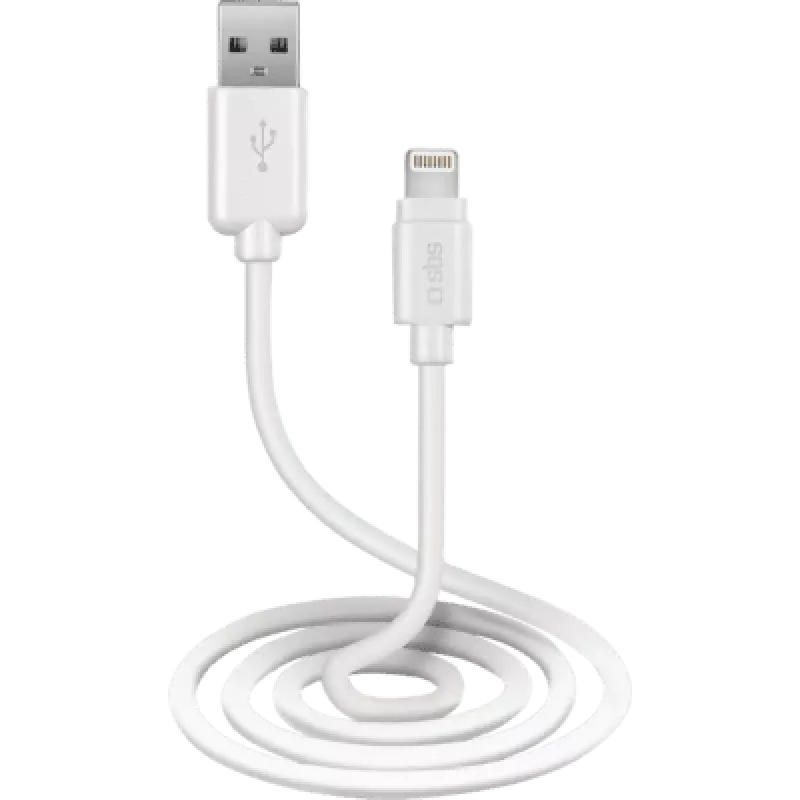 SBS TECABLEUSBIP589W Lightning laidas 1 m baltas (TECABLEUSBIP589W)