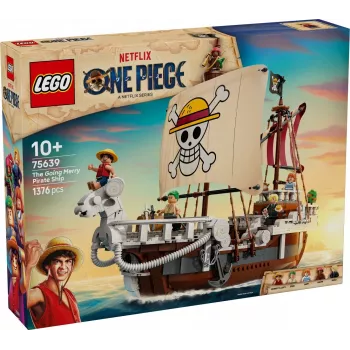 LEGO rinkinys „Going Merry“ piratų laivas 75639 — „One Piece“ plytelių modelis