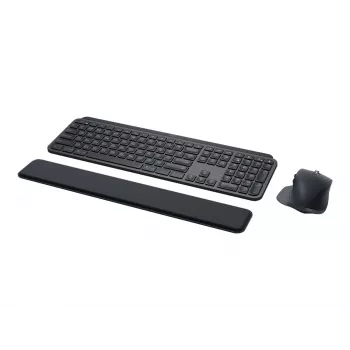 Logitech MX Keys combo for Business Gen 2 Klaviatūra Pelė komplekte Biuro RF belaidis + Bluetooth AZERTY Prancūzų Grafitas