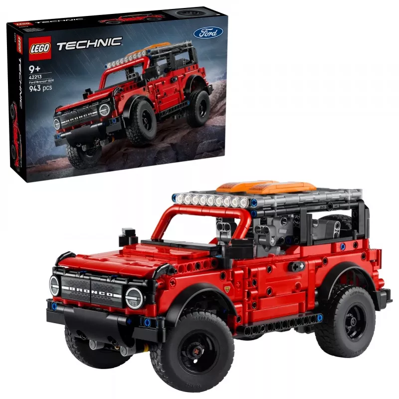 LEGO Technic konstruktorius Ford Bronco Off-Roader 4x4 modelis 42213 — 943 dalys, amžius 9+