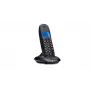 Belaidis telefonas Motorola C1001CB Juodas — DECT belaidis ragelis su 1,6 colio ekranu