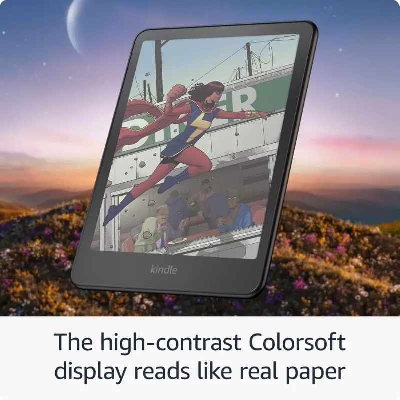 Amazon Kindle Colorsoft Signature Ed. el. knygų skaityklė liečiamas ekranas 32 GB Wi-Fi Juoda