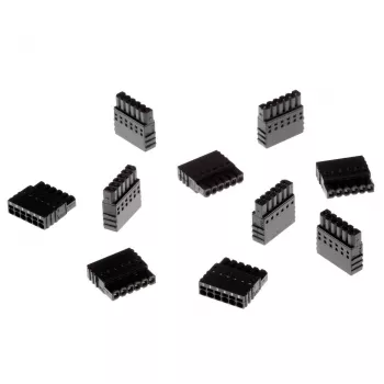 Axis TU6009 6-PIN jungtis, kištukinė, juoda, 10 vnt.
