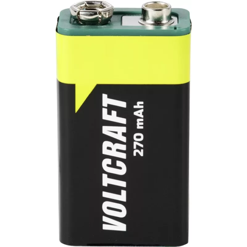 VOLTCRAFT Endurance 6LR61 9 V blokinė baterija NiMH 270 mAh 8,4 V 1 vnt. (VC-12714065)