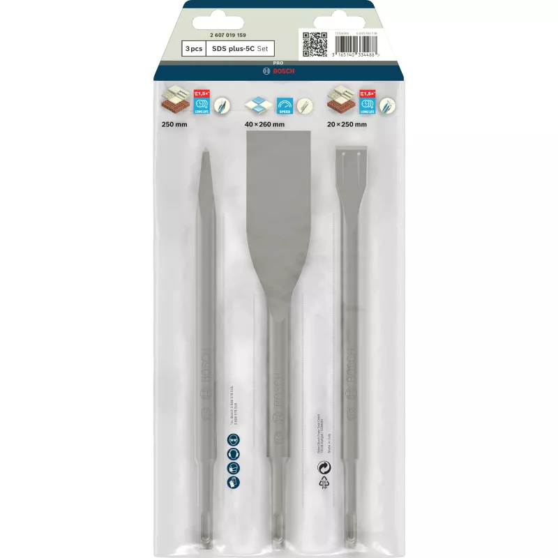 Bosch 2 607 019 159 grąžtas 3 vnt.