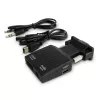 SAVIO CL-145 VGA į HDMI keitiklis, garsas, Full HD, juodas