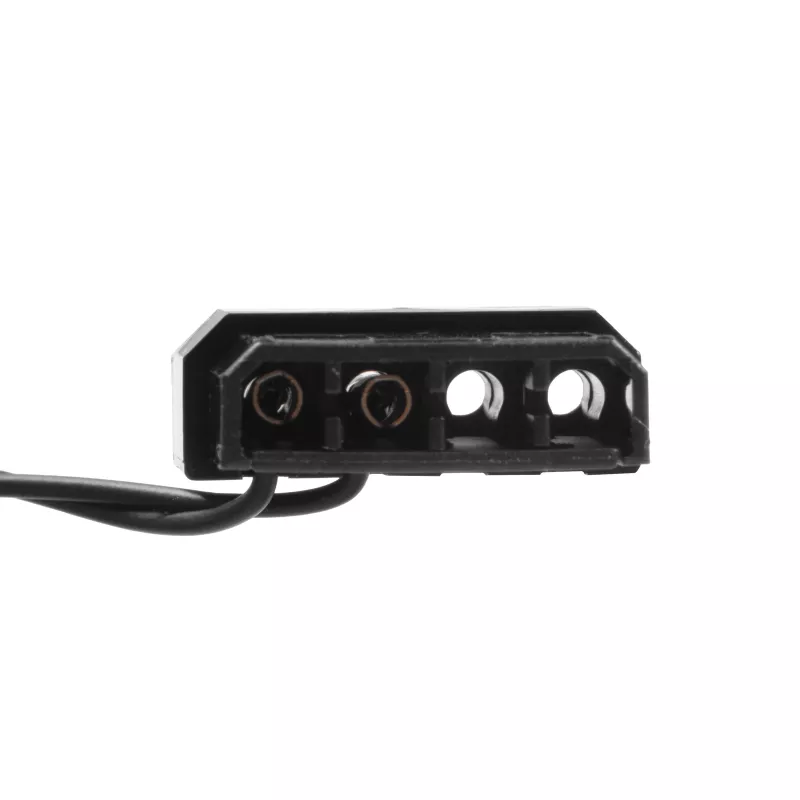 Akyga AW-12E-BR 120 mm korpuso ventiliatorius, 33 raudoni LED, Molex, juodas