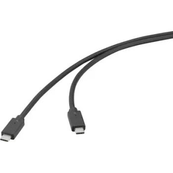 Renkforce USB laidas USB 3.2 Gen2x2 20 GBit/s USB-C kištukas kištukas juodas 4K (RF-6830466)