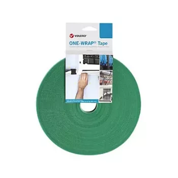 Velcro One Wrap Tape „Velcro“ kabelių rišamasis dirželis, polipropileno (PP), žalias, 25 000 mm × 20 mm, 1 vnt.