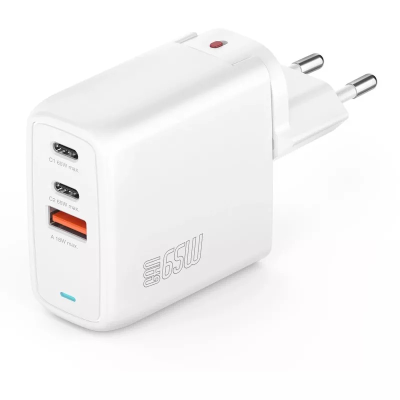 Įkroviklis patalpoms 4smarts GaN Flex Universal White