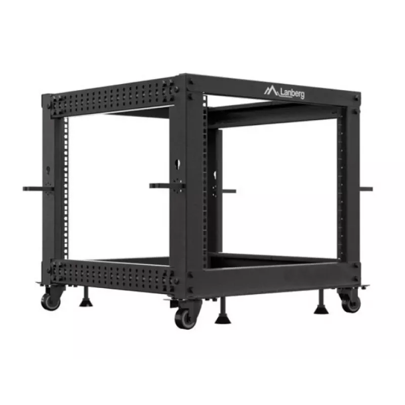 Atviras stovas LANBERG OR01-6109-B 9U 600x600 mm