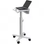 Ergotron StyleView nešiojamojo kompiuterio vežimėlis, SV10 - vežimėlis nešiojamajam kompiuteriui - medicininis - metalas - balta, aliuminis - ekrano dydis: iki 43,2 cm (iki 43,20 cm (17)) (SV10-1100-0)