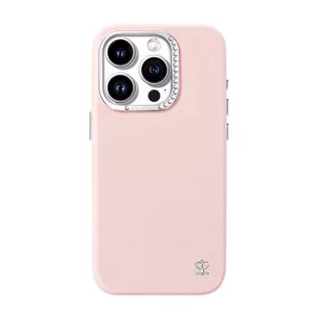 Apsauginis telefono dėklas Joyroom PN-14F4, skirtas iPhone 14 Pro, rožinis plonas minkštas dangtelis