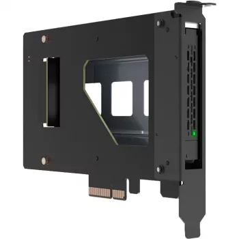 ICY Dock ToughArmor MB111VP-B - mobilioji atminties lentyna - and2 / and3 SSD mobilioji lentyna - 2,5 (6,4 cm) - NVMe - PCIe 4,0 x4 - juoda (MB111VP-B)