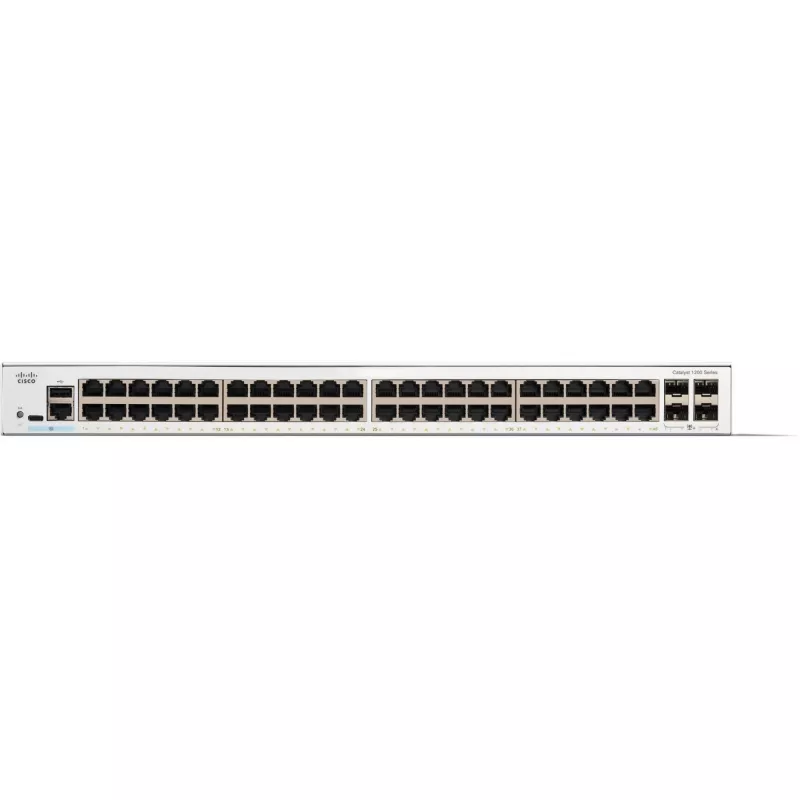 Valdomas komutatorius Cisco Catalyst 1200-48T-4X 48 prievadų GE 4x10GE SFP+