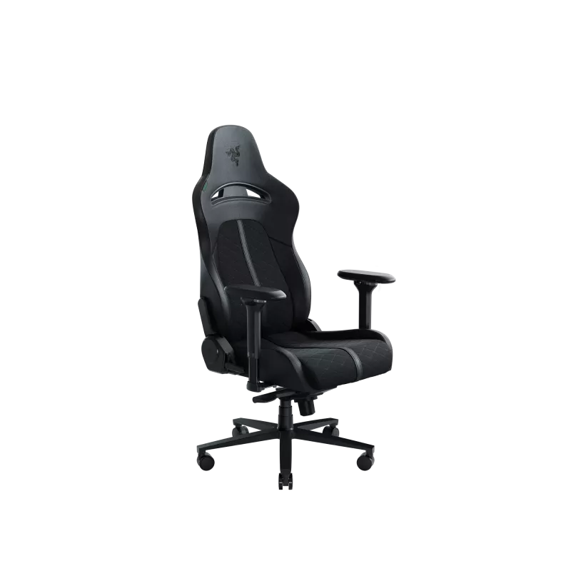 Razer ENKI PC žaidimų kėdė, apmušta sėdynė, juoda