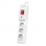 ARMAC Multi M3 maitinimo lizdas su 3 lizdais ir 5 m laidu, pilkas