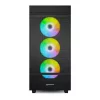 PC korpusas Sharkoon REBEL C50 RGB Full Tower juodas