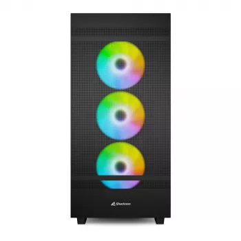 PC korpusas Sharkoon REBEL C50 RGB Full Tower juodas