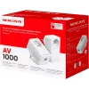 MERCUSYS MP500P KIT - AV1000 Gigabit praėjimo elektros tinklo adapterių pradinis rinkinys su lizdu