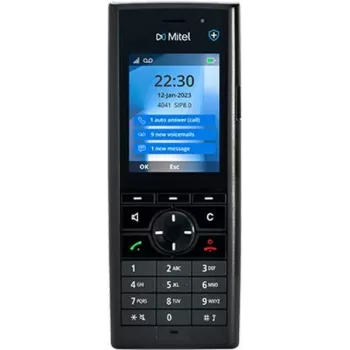 Belaidis DECT telefonas MITEL DECT 712dt su 2,4 colio ekranu, iki 10 valandų pokalbio laiko