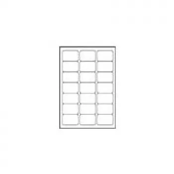 Avery Zweckform Avery - skaidrus - 63,5 x 38,1 mm 525 etiketė(-ės) (25 lapai x 21)