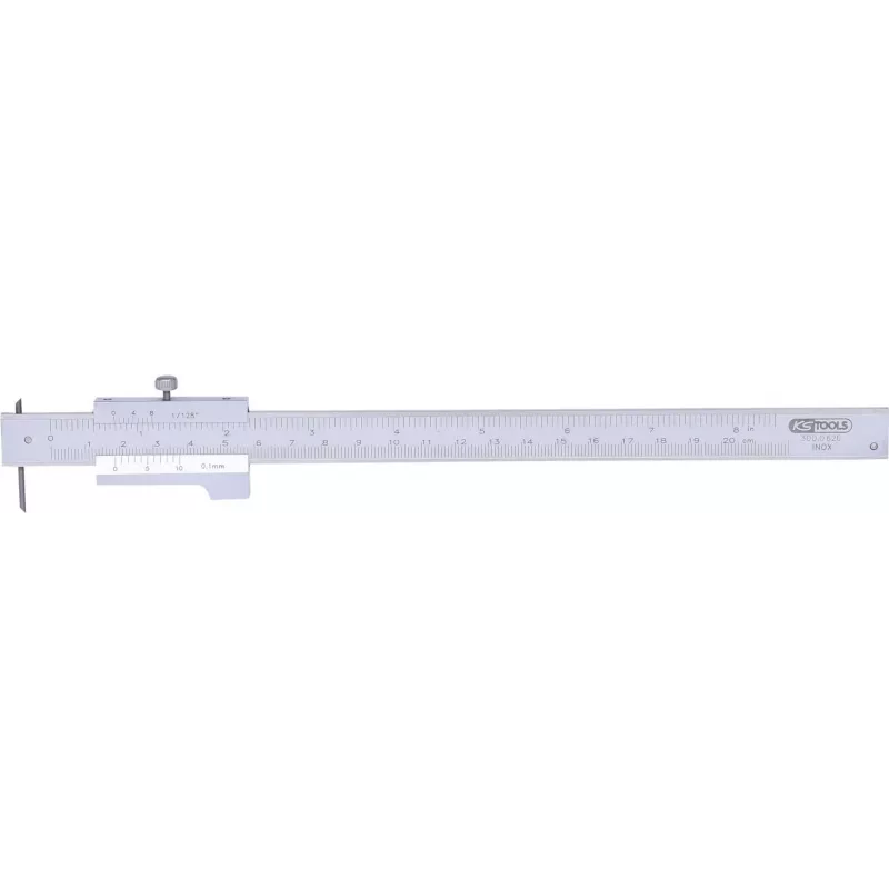 Žymėjimo matuoklis ks tools 300.0626 — universalus, 200 mm su stabdymo voleliu