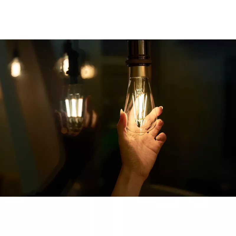 „Shelly Vintage ST64“ – išmanioji lemputė, „Wi‑Fi“, permatoma, 230 V