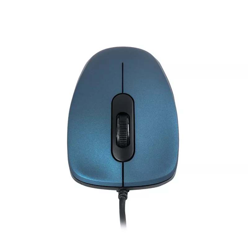 ModeCom MC-M10S - Pelė - Optinė - 3 mygtukai - Laidinė - USB - Mėlyna