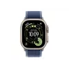 Dirželis Apple MFT74ZM/A išmaniajam laikrodžiui mėlynas titano poliesterio spandekso nailono