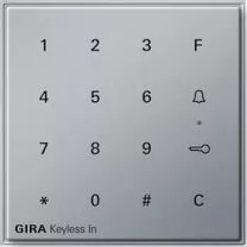 Elektrinis jungiklio priedas Gira 260565, aliuminio apdaila, IP44 apsauga