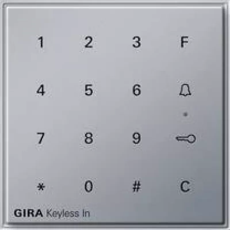 Elektrinis jungiklio priedas Gira 260565, aliuminio apdaila, IP44 apsauga