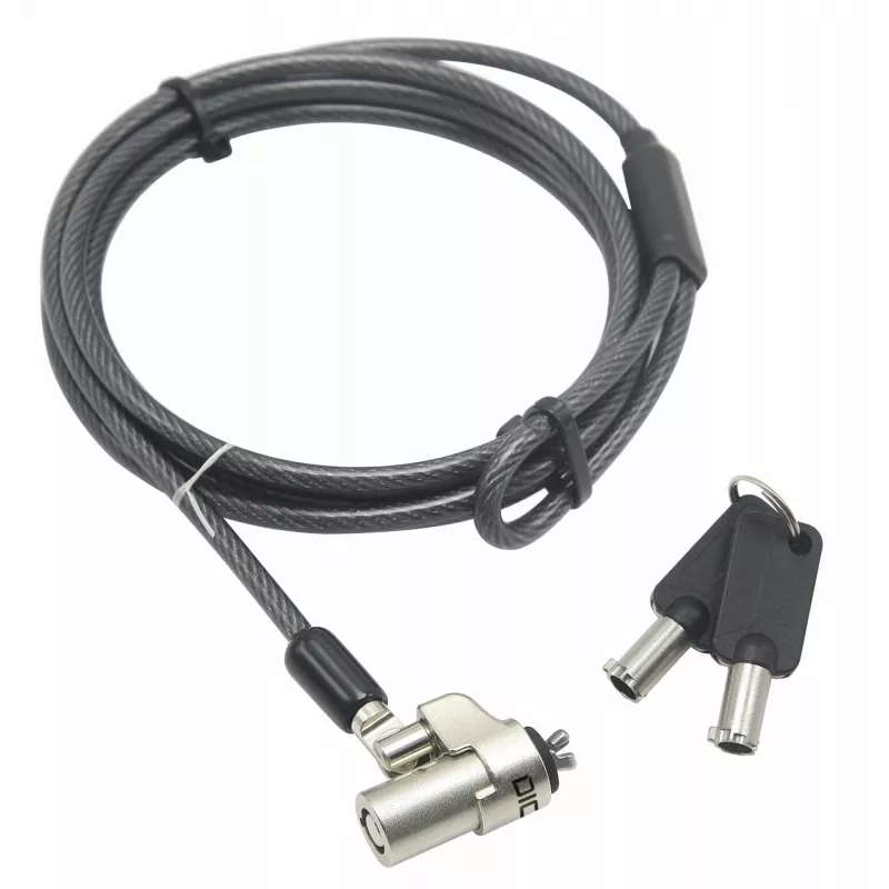 Kabelio užraktas DICOTA D31540 juodas 2 m