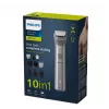Philips All-in-One Trimmer MG5920/15 Series 5000, Stainless steel, 0.5 mm, 1.6 cm, 1 mm, Beard, Ear, Nose, baterija