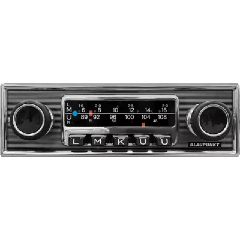 Automobilinis radijas BLAUPUNKT Frankfurt Stereo MB — retro dizainas, paruoštas DAB+, Bluetooth, AUX, USB
