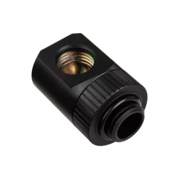 Sukamojo momento rakto galinė jungtis EK Water Blocks EK-Quantum Torque Rotary 90° Juoda 2,3 cm