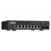 QNAP QSW-L3208-2C6T tinklo komutatorius Valdomas L2 10G Ethernet (100/1000/10000) Staliniams kompiuteriams Juodas