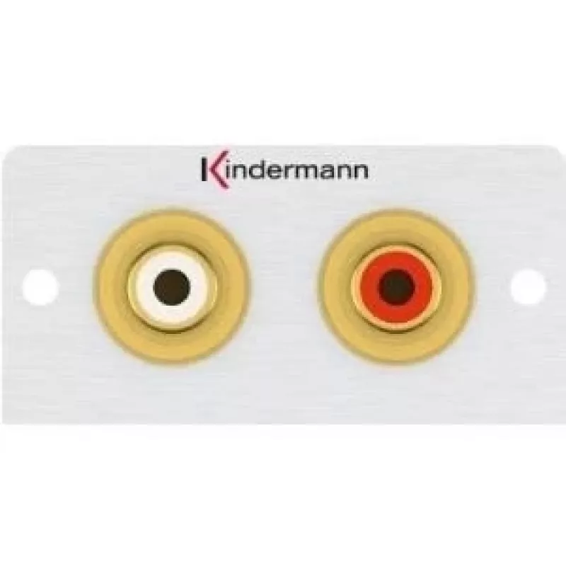 Kištukinis lizdas 2 x RCA Kindermann 7444000510
